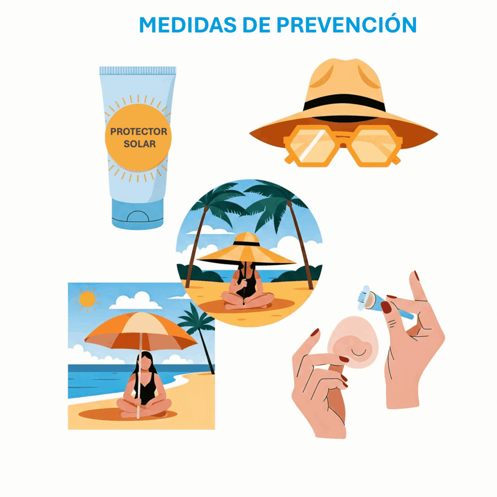 Medidas de prevención para protegerse del sol