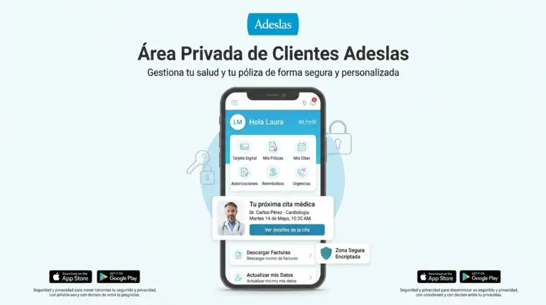 Área privada de clientes Adeslas