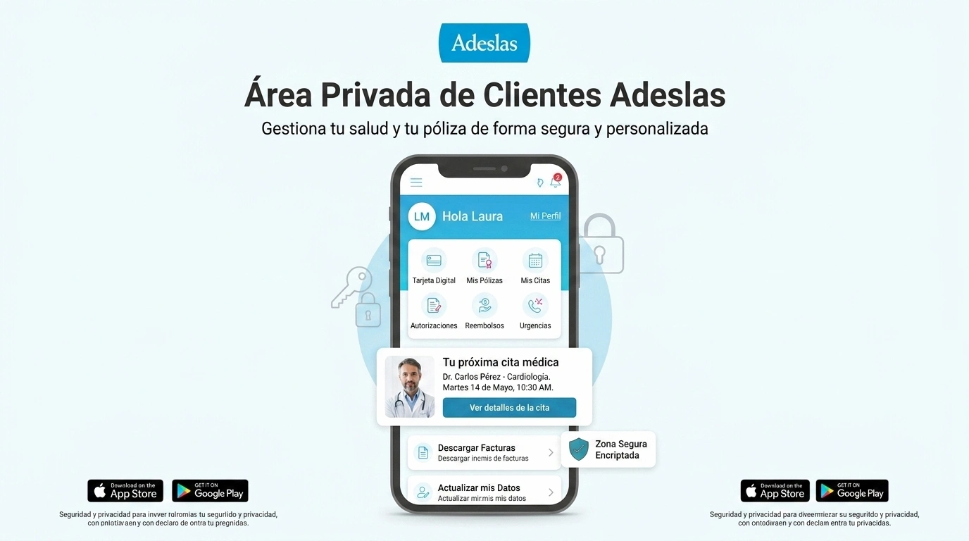 Área privada de clientes Adeslas