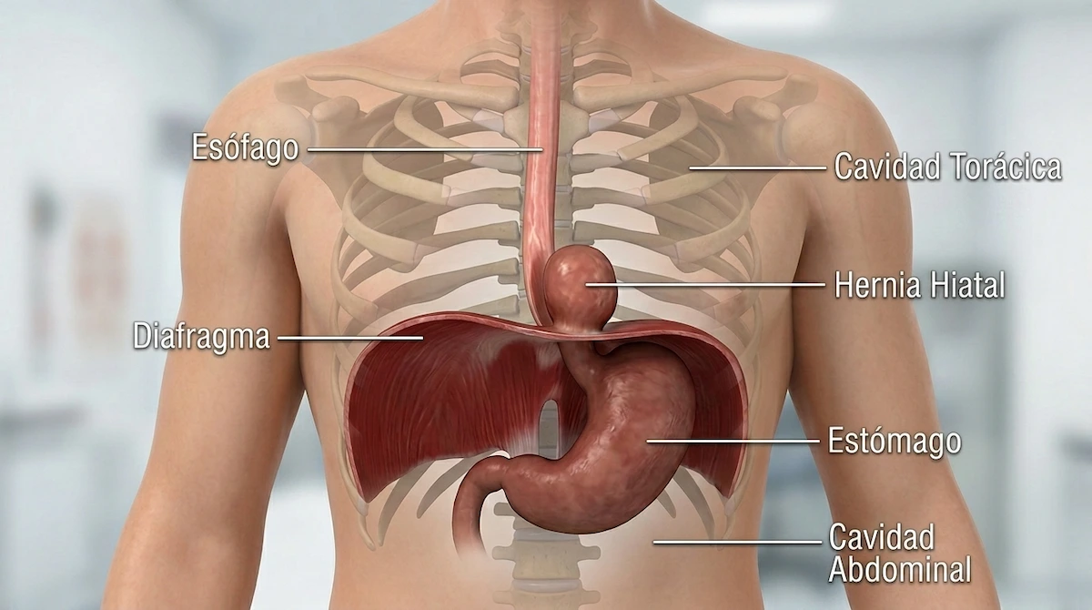 Síntomas hernia de hiato